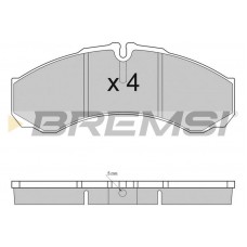 BP2925TR BREMSI Комплект гальмівних колодок дисковий гальм