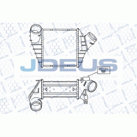 830M50A JDEUS Интеркулер