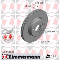 400.5515.30 ZIMMERMANN Гальмівний диск