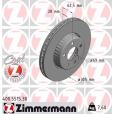 400.5515.30 ZIMMERMANN Гальмівний диск
