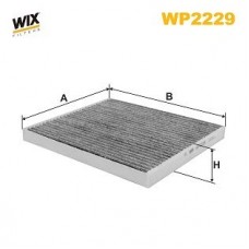 WP2229 WIX FILTERS Фільтр повітря у внутрішньому просторі