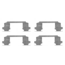 8DZ 355 203-731 HELLA Комплектуючі колодки дискового гальма