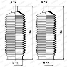 K150039 MOOG Комплект пильника рульове управління