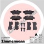 24289.170.1 ZIMMERMANN КомплеК т гальмівних колодок, дискове гальмо