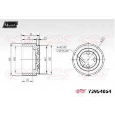 72954054 MAXTECH Поршень корпус скоби гальма