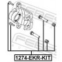 1274-EKR-KIT FEBEST Комплект напрямної гільзи