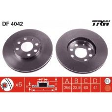DF4042 TRW Гальмівний диск