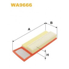 WA9666 WIX FILTERS Повітряний фільтр