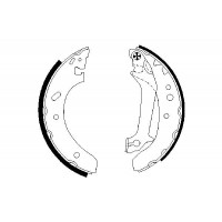 0 986 487 674 BOSCH Комплект гальмівних колодок