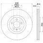 DI-0900 JAPANPARTS Гальмівний диск