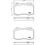 8DB 355 010-101 HELLA Комплект гальмівних колодок дисковий гальм