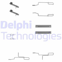 LX0168 DELPHI Комплектуючі колодки дискового гальма