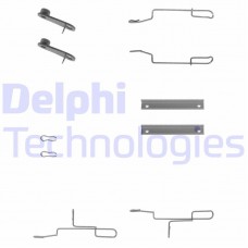 LX0168 DELPHI Комплектуючі колодки дискового гальма