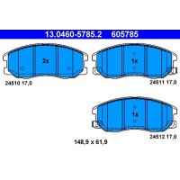 13.0460-5785.2 ATE Комплект гальмівних колодок, дискове гальмо