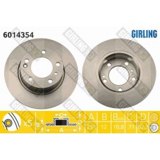6014354 GIRLING Гальмівний диск