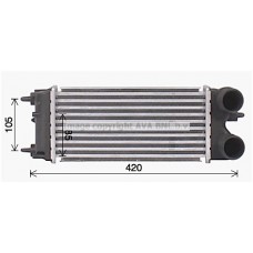 Интеркулер AVA QUALITY COOLING FD4657