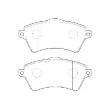 2135034 Omnicraft Комплект гальмівних колодок дисковий гальм