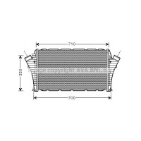SB4066 AVA QUALITY COOLING Интеркулер