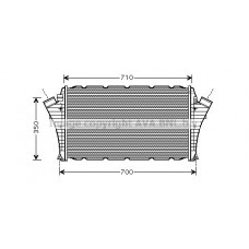 SB4066 AVA QUALITY COOLING Интеркулер