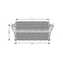 SB4066 AVA QUALITY COOLING Интеркулер