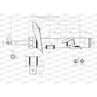 SAB8061.31 OPEN PARTS Амортизатор
