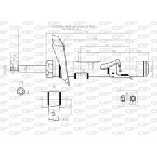 SAB8061.31 OPEN PARTS Амортизатор