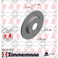 370.3079.52 ZIMMERMANN Гальмівний диск