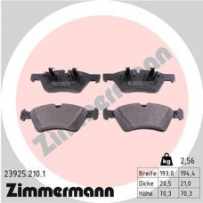 23925.210.1 ZIMMERMANN Комплект гальмівних колодок дисковий гальм