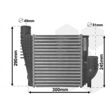 40004385 VAN WEZEL Интеркулер