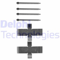 LX0107 DELPHI Комплектуючі колодки дискового гальма