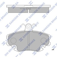 SP1243 Hi-Q КомплеК т гальмівних колодок, дискове гальмо