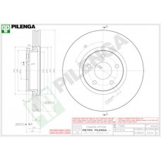 V244 PILENGA Гальмівний диск