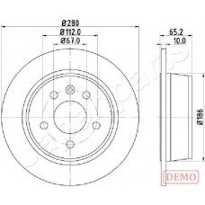 DP-0530C JAPANPARTS Гальмівний диск