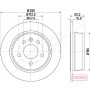 DP-0530C JAPANPARTS Гальмівний диск