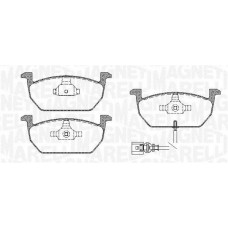 363916060819 MAGNETI MARELLI КомплеК т гальмівних колодок, дискове гальмо