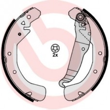 S 59 517 BREMBO Комплект гальмівних колодок