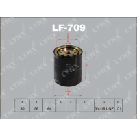 LF-709 LYNXauto Паливний фільтр