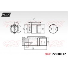 72930017 MAXTECH Поршень корпус скоби гальма