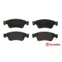 P 56 080 BREMBO Комплект гальмівних колодок дисковий гальм