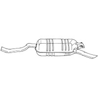 35627 SIGAM Глушник вихлопних газів кінцевий