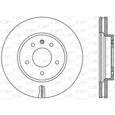 BDR2417.20 OPEN PARTS Гальмівний диск