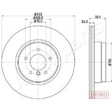 DP-0132C JAPANPARTS Гальмівний диск