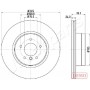 DP-0132C JAPANPARTS Гальмівний диск
