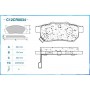 C12CR0034 CWORKS Комплект гальмівних колодок дисковий гальм