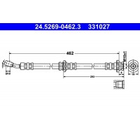 24.5269-0462.3 ATE Гальмівний шланг