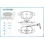 C11CR1009 CWORKS Комплект гальмівних колодок дисковий гальм