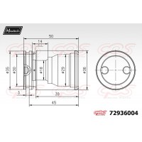 72936004 MAXTECH Поршень корпус скоби гальма