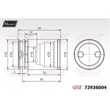 72936004 MAXTECH Поршень корпус скоби гальма