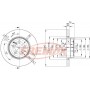 BD-3409 FREMAX Гальмівний диск