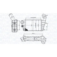 Интеркулер MAGNETI MARELLI 351319204460